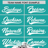 Custom Aqua Wave Graffiti Pattern Authentic Baseball Jersey