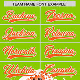 Custom Neon Green Wave Graffiti Pattern Authentic Baseball Jersey