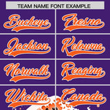 Custom Purple Wave Graffiti Pattern Authentic Baseball Jersey