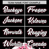 Custom Black Wave Graffiti Pattern Authentic Baseball Jersey