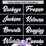 Custom Black Wave Graffiti Pattern Authentic Baseball Jersey