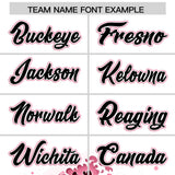 Custom White Wave Graffiti Pattern Authentic Baseball Jersey