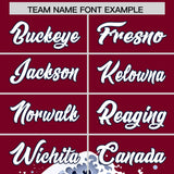 Custom Crimson Wave Graffiti Pattern Authentic Baseball Jersey