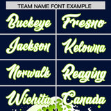 Custom Navy Wave Graffiti Pattern Authentic Baseball Jersey