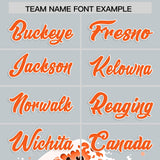 Custom Silver Wave Graffiti Pattern Authentic Baseball Jersey