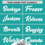 Custom Aqua Wave Graffiti Pattern Authentic Baseball Jersey