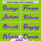 Custom Neon Green Wave Graffiti Pattern Authentic Baseball Jersey