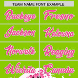 Custom Neon Green Wave Graffiti Pattern Authentic Baseball Jersey