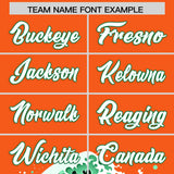 Custom Orange Wave Graffiti Pattern Authentic Baseball Jersey