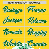 Custom Gold Wave Graffiti Pattern Authentic Baseball Jersey