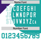 Custom White Purple-Aqua Color Block Personalized Half Heart Pattern Authentic Baseball Jersey