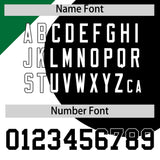 Custom White Kelly Green-Black Color Block Personalized Half Heart Pattern Authentic Baseball Jersey