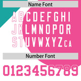 Custom White Aqua-Pink Color Block Personalized Half Heart Pattern Authentic Baseball Jersey