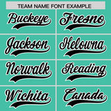 Custom Bright Green White Grid Blur Pattern Authentic Baseball Jersey