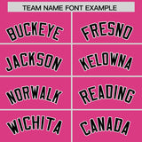 Custom Rose Red White Grid Blur Pattern Authentic Baseball Jersey