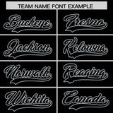 Custom Black Silver Grid Blur Pattern Authentic Baseball Jersey