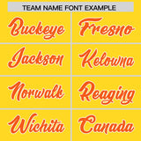 Custom Gold Orange Grid Blur Pattern Authentic Baseball Jersey