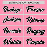 Custom Light Pink White Grid Blur Pattern Authentic Baseball Jersey