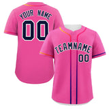 Custom Classic Style Baseball Jersey Personalized Gradient Ribbed Design Fashion Clothing Baseball Jersey For Unisex