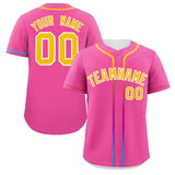 Custom Classic Style Baseball Jersey Personalized Gradient Ribbed Design Fashion Clothing Baseball Jersey For Unisex