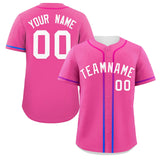 Custom Classic Style Baseball Jersey Personalized Gradient Ribbed Design Fashion Clothing Baseball Jersey For Unisex