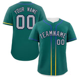 Custom Classic Style Baseball Jersey Personalized Gradient Ribbed Design Fashion Clothing Baseball Jersey For Unisex