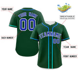 Custom Classic Style Baseball Jersey Personalized Gradient Ribbed Blank Plain Design Style Sportwear For Unisex