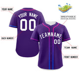 Custom Classic Style Personalized Gradient Ribbed Design Baseball Jersey Short Sleeve Active Game T Shirts For Unisex