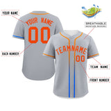 Custom Classic Style Baseball Jersey Personalized Gradient Ribbed Design Hiphop Jersey for Party For Unisex