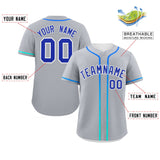 Custom Classic Style Baseball Jersey Personalized Gradient Ribbed Design Hiphop Jersey for Party For Unisex