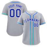Custom Classic Style Baseball Jersey Personalized Gradient Ribbed Design Hiphop Jersey for Party For Unisex