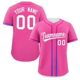 Custom Classic Style Personalized Gradient Ribbed Design Baseball Jersey For Women And Men