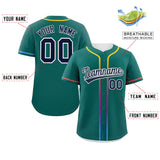 Custom Classic Style Personalized Gradient Ribbed Design Blank Plain Baseball Jersey