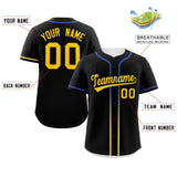 Custom Classic Style Personalized Gradient Ribbed Design Hip Hop T Shirts Button Down Baseball Jersey
