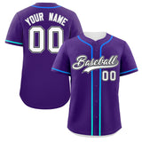 Custom Classic Style Personalized Gradient Ribbed Design Baseball Short Sleeve Active T Shirts Game Jersey