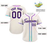 Custom Classic Style Personalized Gradient Ribbed Design Hiphop Casual Baseball Jersey For Women And Men Youth