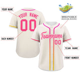 Custom Classic Style Personalized Gradient Ribbed Design Hiphop Casual Baseball Jersey For Women And Men Youth