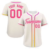 Custom Classic Style Personalized Gradient Ribbed Design Hiphop Casual Baseball Jersey For Women And Men Youth