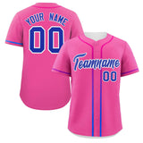 Custom Classic Style Baseball Jersey Personalized Gradient Ribbed Design Hiphop Jersey for Party For Fans