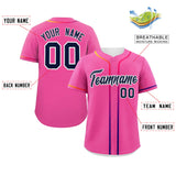 Custom Classic Style Baseball Jersey Personalized Gradient Ribbed Design Fashion Clothing Baseball Jersey For Fans