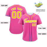 Custom Classic Style Baseball Jersey Personalized Gradient Ribbed Design Fashion Clothing Baseball Jersey For Fans
