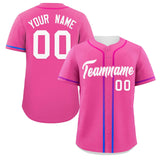 Custom Classic Style Baseball Jersey Personalized Gradient Ribbed Design Fashion Clothing Baseball Jersey For Fans