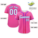 Custom Classic Style Baseball Jersey Personalized Gradient Ribbed Blank Plain Design Style SportwearFor Fans Gift