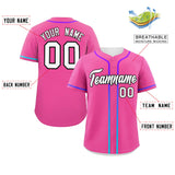 Custom Classic Style Baseball Jersey Personalized Gradient Ribbed Blank Plain Design Style SportwearFor Fans Gift