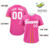 Custom Classic Style Baseball Jersey Personalized Gradient Ribbed Blank Plain Design Style SportwearFor Fans Gift