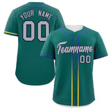 Custom Classic Style Baseball Jersey Personalized Gradient Ribbed Design Fashion Clothing Baseball Jersey For Fans
