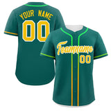 Custom Classic Style Baseball Jersey Personalized Gradient Ribbed Design Fashion Clothing Baseball Jersey For Fans