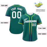 Custom Classic Style Baseball Jersey Personalized Gradient Ribbed Blank Plain Design Style SportwearFor Fans Gift