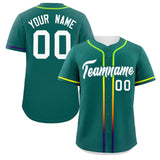 Custom Classic Style Baseball Jersey Personalized Gradient Ribbed Blank Plain Design Style SportwearFor Fans Gift