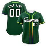 Custom Classic Style Baseball Jersey Personalized Gradient Ribbed Blank Plain Design Style SportwearFor Fans Gift